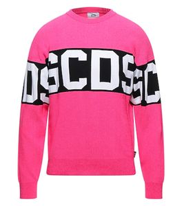 GCDS Fluo Logo Pullover rosa