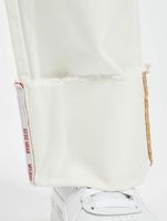 Vaqueros rectos lisos GCDS blancos