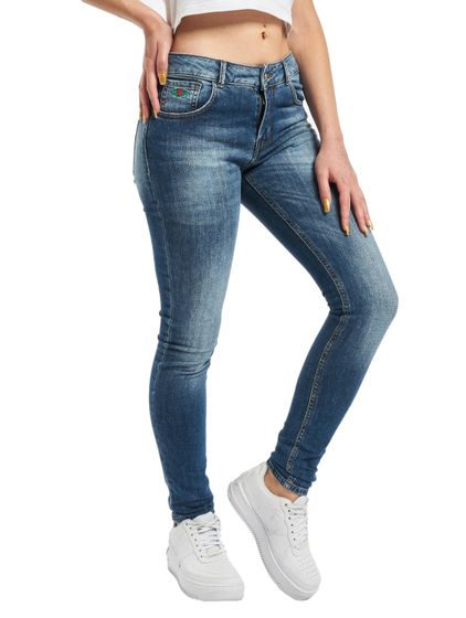 El Charro Tijuna 04 jeans slim fit azul