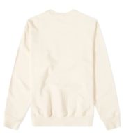 Sporty & Rich Unisex Luxury Sweatshirt Classic Logo Crew Sweat Milch/Blau