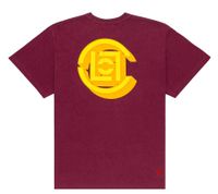 Clot Shadow Logo Men's T-Shirt, Burgundy