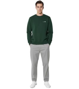 Sweat-shirt A.P.C. homme avec logo, pull en coton vert Sweat-shirt A.P.C. homme avec logo, pull en coton vert