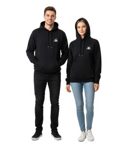 Sudadera unisex de algodón orgánico Libertine Copeland LL 1967, negra