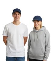 Adsum Overdyed Core Logo Hat Cotton Cap Unisex Cap Dark Blue