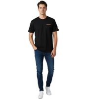 Carrots Wordmark T-Shirt with Logo Print, Black Cotton T-Shirt