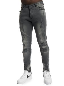 CAYLER & SONS  Panel-Jeanshose im Used-Look in Vintage-Schwarz