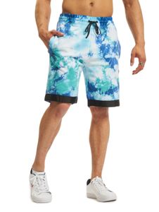 CAYLER & SONS  Csbl Meaning Of Life Tie Dye Sweat Shorts weiß/blau