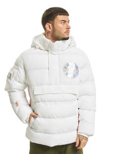 CAYLER & SONS BL Mission Control Half Zip Pufferjacke weiß/orange