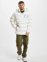 CAYLER & SONS BL Mission Control Half Zip Pufferjacke weiß/orange