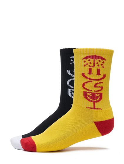 CAYLER & SONS  Iconic Icons Socken 2er-Pack schwarz/gelb