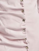 Vestido blazer de poliuretano rosa de Missguided