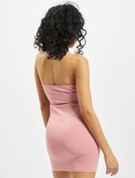 Missguided Minikleid aus Scuba-Crêpe mit seitlichen Rüschen in Rosa
