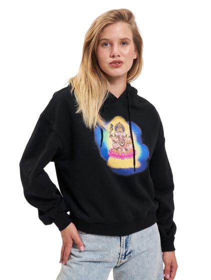 25o.clock Ganesha Hoodie Black