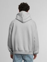 DEF MERCH Men's Hoodie with Kangaroo Pocket, Hooded Sweatshirt with Large Souvenir Microchip Print, Gray