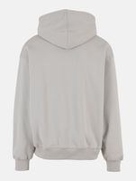 DEF MERCH Men's Hoodie with Kangaroo Pocket, Hooded Sweatshirt with Large Souvenir Microchip Print, Gray