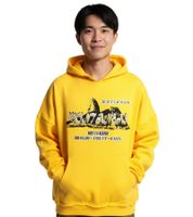 DWD Studioz Men's Sugar Loaf Oversized Hoodie, Yellow Cotton Hoodie