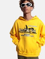 DWD Studioz Men's Sugar Loaf Oversized Hoodie, Yellow Cotton Hoodie DWD Studioz Men's Sugar Loaf Oversized Hoodie, Yellow Cotton Hoodie