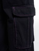 DWD Studioz Unisex Sao Paulo Cargo Pants for Women or Men Denim Pants with Large Leg Pockets Black DWD Studioz Unisex Sao Paulo Cargo Pants for Women or Men Denim Pants with Large Leg Pockets Black