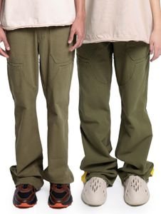 Jean ample unisexe DWD Studioz Ipanema pour femme ou homme, pantalon en denim vert olive Jean ample unisexe DWD Studioz Ipanema pour femme ou homme, pantalon en denim vert olive