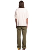 DWD Studioz Ipanema Men's Loose Fit Cargo Pants, Cotton Denim Trousers, Olive Green