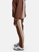 DWD Studioz Unisex Tapioca Jogging-Hose für Damen oder Herren Sweat-Pants mit seitlichen Retro-Streifen Braun DWD Studioz Unisex Tapioca Jogging-Hose für Damen oder Herren Sweat-Pants mit seitlichen Retro-Streifen Braun
