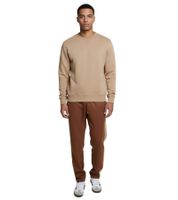 Pantalon de jogging homme DWD Studioz Tapioca, marron, avec bandes latérales rétro