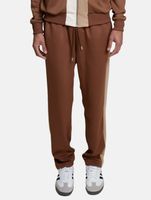 DWD Studioz Unisex Tapioca Jogging-Hose für Damen oder Herren Sweat-Pants mit seitlichen Retro-Streifen Braun DWD Studioz Unisex Tapioca Jogging-Hose für Damen oder Herren Sweat-Pants mit seitlichen Retro-Streifen Braun