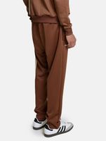 DWD Studioz Unisex Tapioca Jogging-Hose für Damen oder Herren Sweat-Pants mit seitlichen Retro-Streifen Braun DWD Studioz Unisex Tapioca Jogging-Hose für Damen oder Herren Sweat-Pants mit seitlichen Retro-Streifen Braun