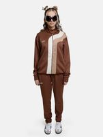 DWD Studioz Unisex Tapioca Jogging-Hose für Damen oder Herren Sweat-Pants mit seitlichen Retro-Streifen Braun DWD Studioz Unisex Tapioca Jogging-Hose für Damen oder Herren Sweat-Pants mit seitlichen Retro-Streifen Braun