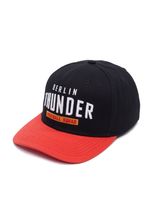Cappellino snapback Berlin Thunder della European League of Football, nero pece/pomodoro