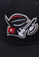Casquettes snapback Helvetic Guards de la Ligue européenne de football, noir de jais
