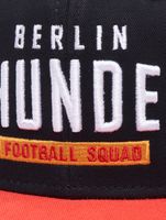 European League Of Football Berlin Thunder Snapback Caps tiefschwarz/tomate