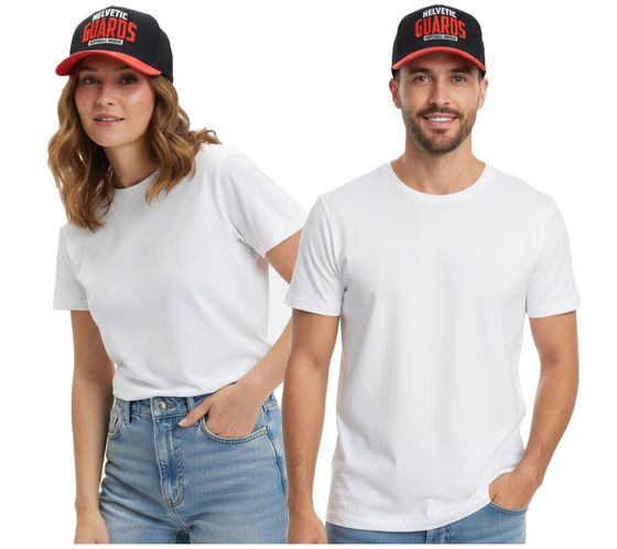 European League Of Football Helvetic Guards Trucker Caps tiefschwarz/tomatenfarben