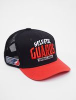 Casquettes de camionneur Helvetic Guards de la Ligue européenne de football noir foncé/tomate