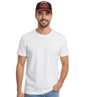 Casquettes de camionneur Helvetic Guards de la Ligue européenne de football noir foncé/tomate