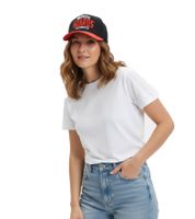 Casquettes de camionneur Helvetic Guards de la Ligue européenne de football noir foncé/tomate