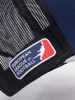 Gorra de camionero de la Liga Europea de Fútbol de Milán, color azul desfile/corte alto