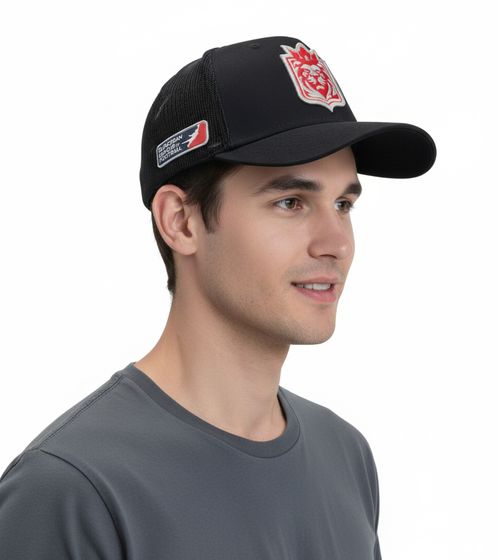 European League Of Football Prague Lions Trucker Caps tiefschwarz