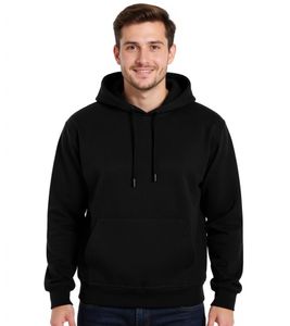 Sudadera con capucha de la Liga Europea de Fútbol en negro azabache Sudadera con capucha de la Liga Europea de Fútbol en negro azabache