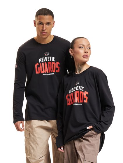 European League Of Football Helvetic Guards 1 long-sleeved shirt black