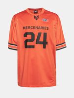 European League Of Football Helvetic Mercenaries 2 jerseys red