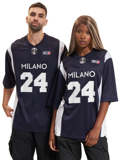 European League Of Football Milano Seamen 2 jerseys blue