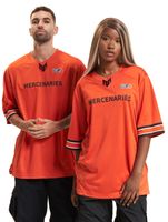 European League Of Football Helvetic Mercenaries 3 jerseys red