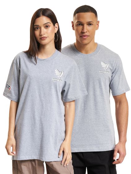 European League Of Football Raiders Tirol 2 T-Shirt gray mottled