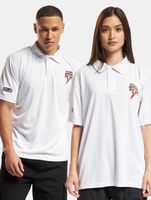 Polos blancs brillants de la Ligue européenne de football Berlin Thunder Polos blancs brillants de la Ligue européenne de football Berlin Thunder