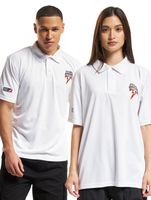Polos blancs brillants de la Ligue européenne de football Berlin Thunder Polos blancs brillants de la Ligue européenne de football Berlin Thunder