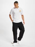 Polo blanc brillant de la Ligue européenne de football Fehérvár Enthroners Polo blanc brillant de la Ligue européenne de football Fehérvár Enthroners