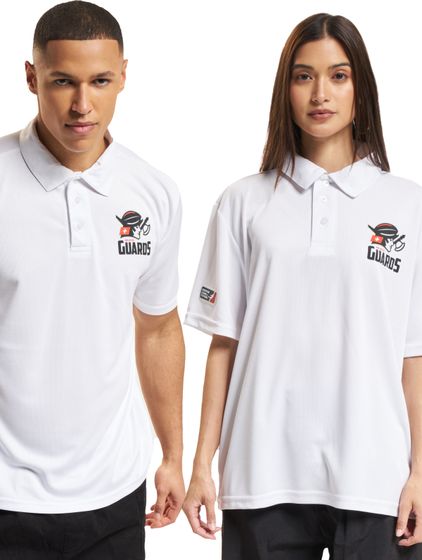 European League Of Football Helvetic Guards PoloShirts leuchtend weiß