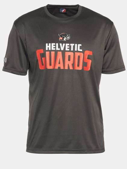 European League Of Football Helvetic Guards 5 T-Shirts tiefschwarz