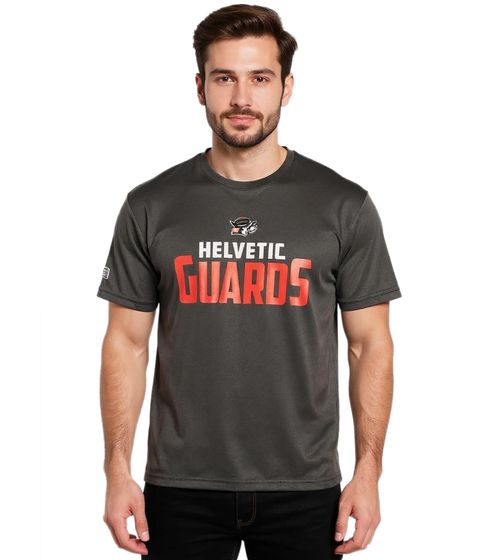 European League Of Football Helvetic Guards 5 T-Shirts tiefschwarz